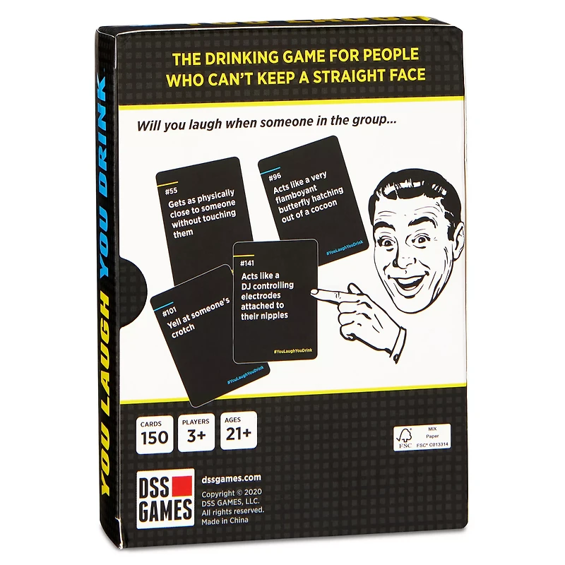 You Laugh You Drink Card Game