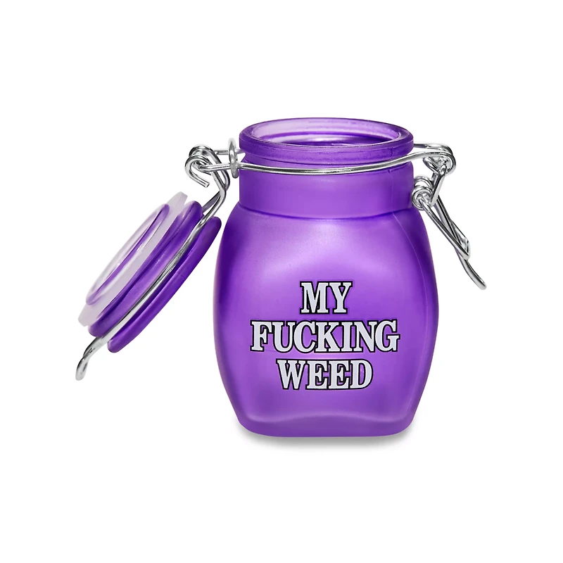 Purple My Leaf Stash Jar – 3.5 oz.