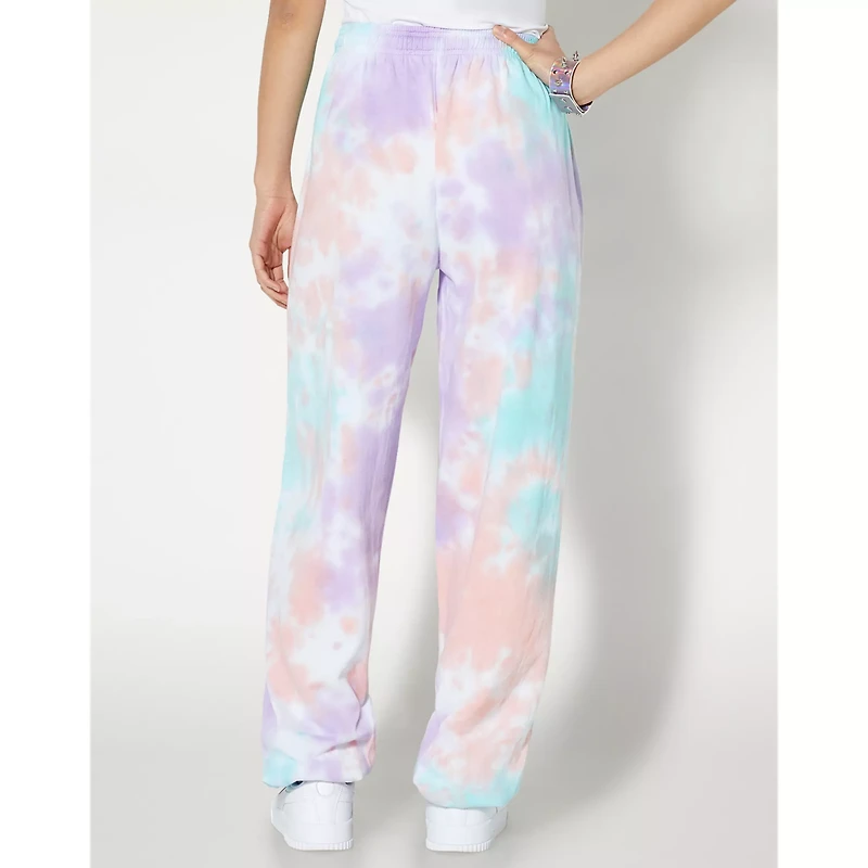 Tie Dye High Weed Leaf Print Sweatpants