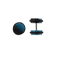 Black Ombre Fake Plugs – 18 Gauge