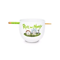 Rick and Morty Bowl with Chopsticks - 20 oz.