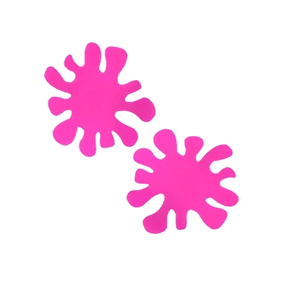 Neon Splat Nipple Pasties