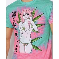 Tie Dye Mary Smokes T Shirt