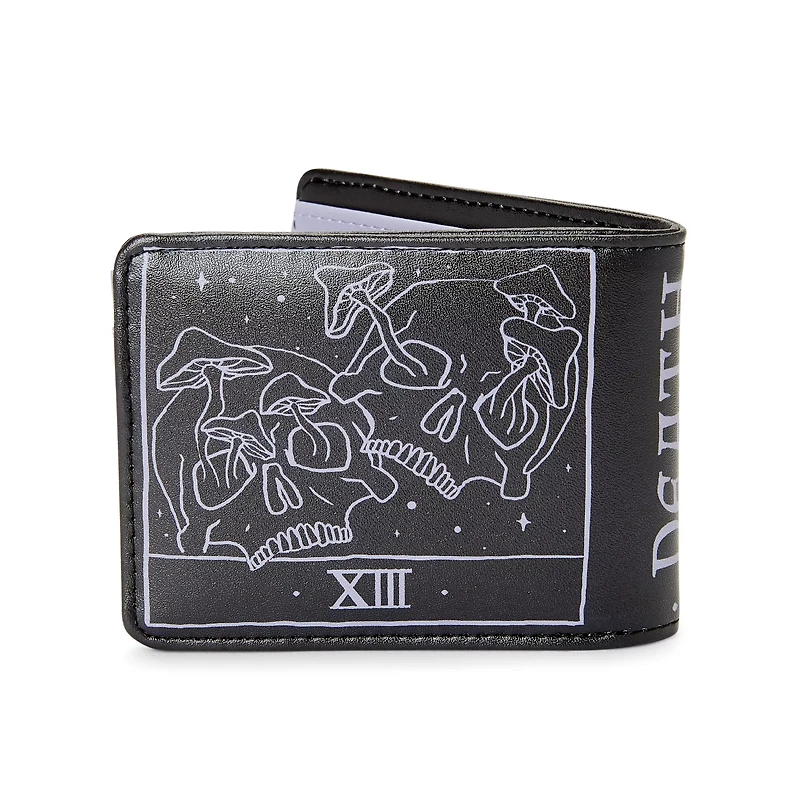 Death Skull Mushroom Bifold Wallet