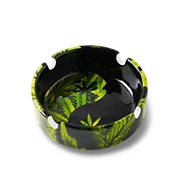 Yin Yang Weed Leaf Ashtray