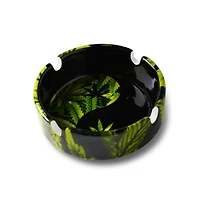 Yin Yang Weed Leaf Ashtray