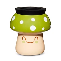 Green Smiling Mushroom Stash Jar - 3 oz.