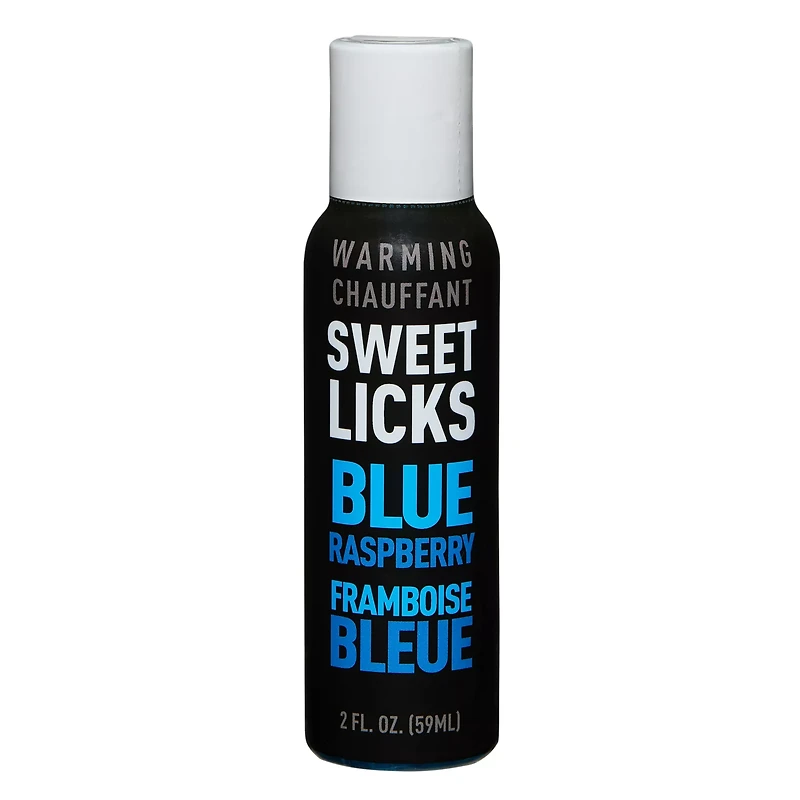 Warming Blue Raspberry Flavored Glide 2 oz. - Sweet Licks