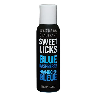 Warming Blue Raspberry Flavored Glide 2 oz. - Sweet Licks