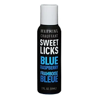 Warming Blue Raspberry Flavored Glide 2 oz. - Sweet Licks
