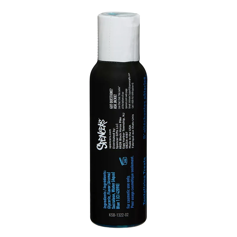 Warming Blue Raspberry Flavored Glide 2 oz. - Sweet Licks