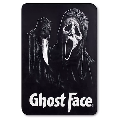Ghost Face Knife Fleece Blanket