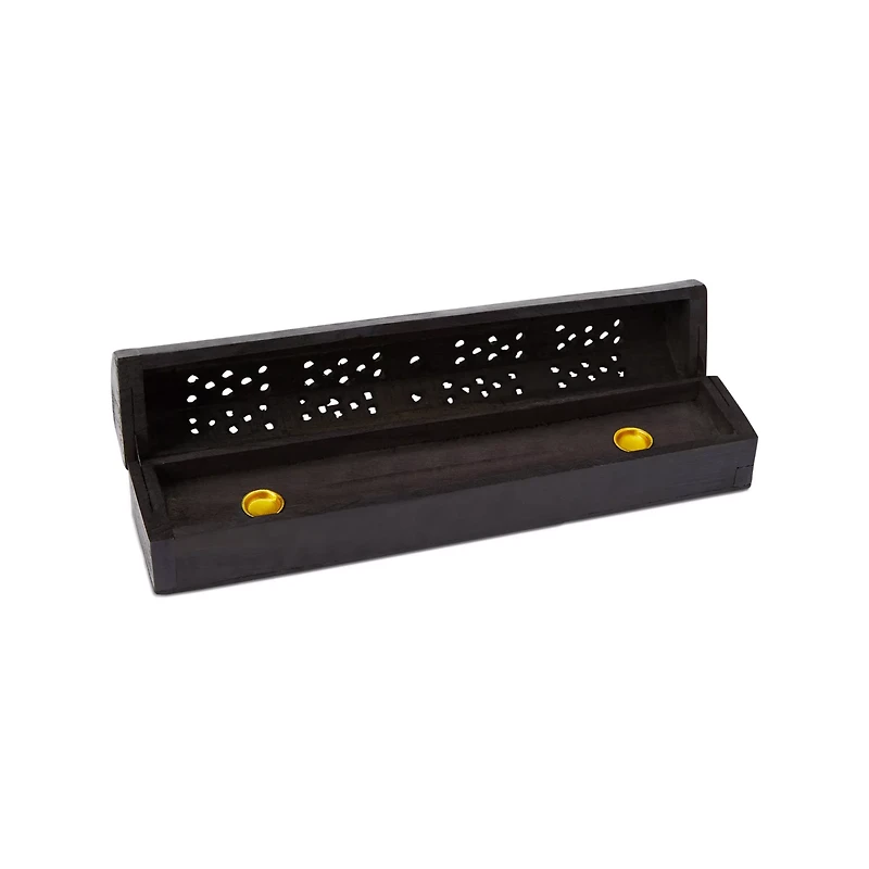 Coffin Shaped Holder and Incense Sticks - 40 Pack