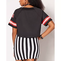 Devils Crop Top Jersey T Shirt
