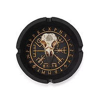 Raven Skull Ashtray