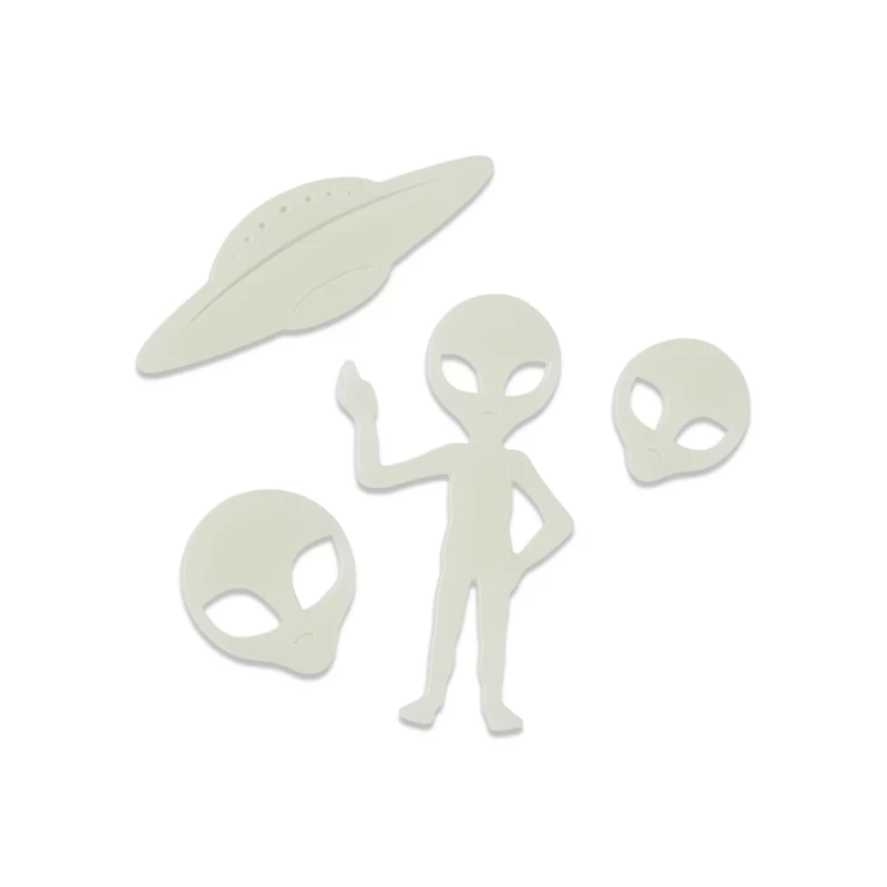 Glow in the Dark Aliens - 50 Pack