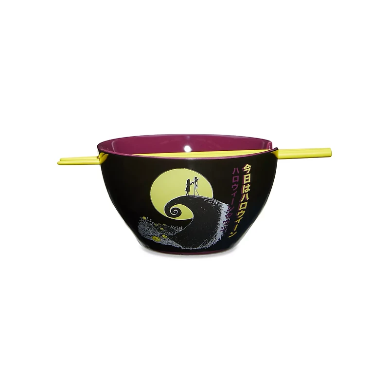 The Nightmare Before Christmas Bowl with Chopsticks - 22 oz.