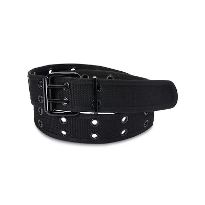Double Eyelet Black Belt