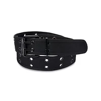 Double Eyelet Black Belt