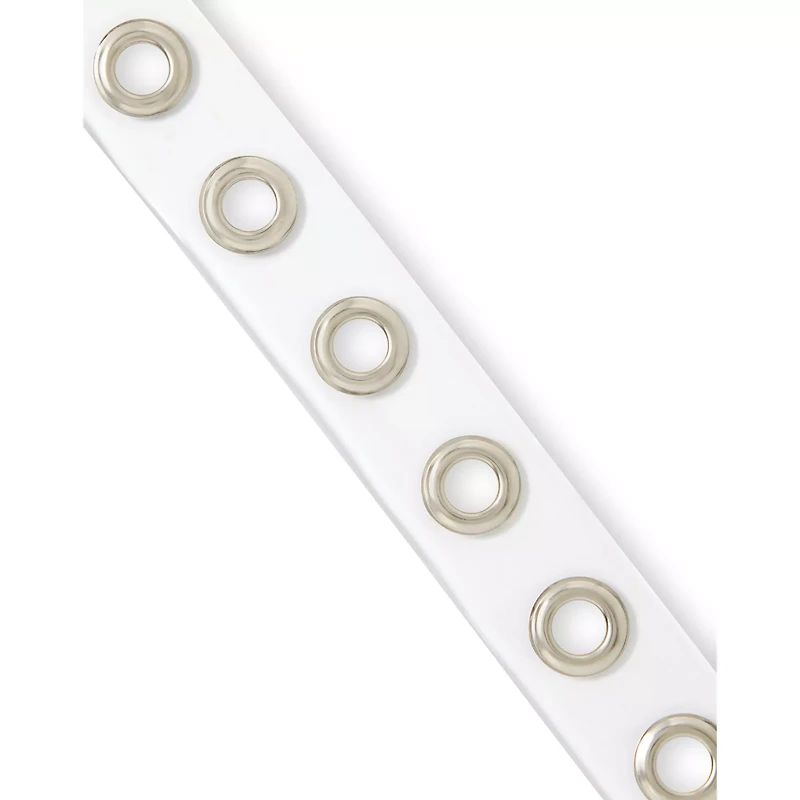 Clear Large Eyelet Belt