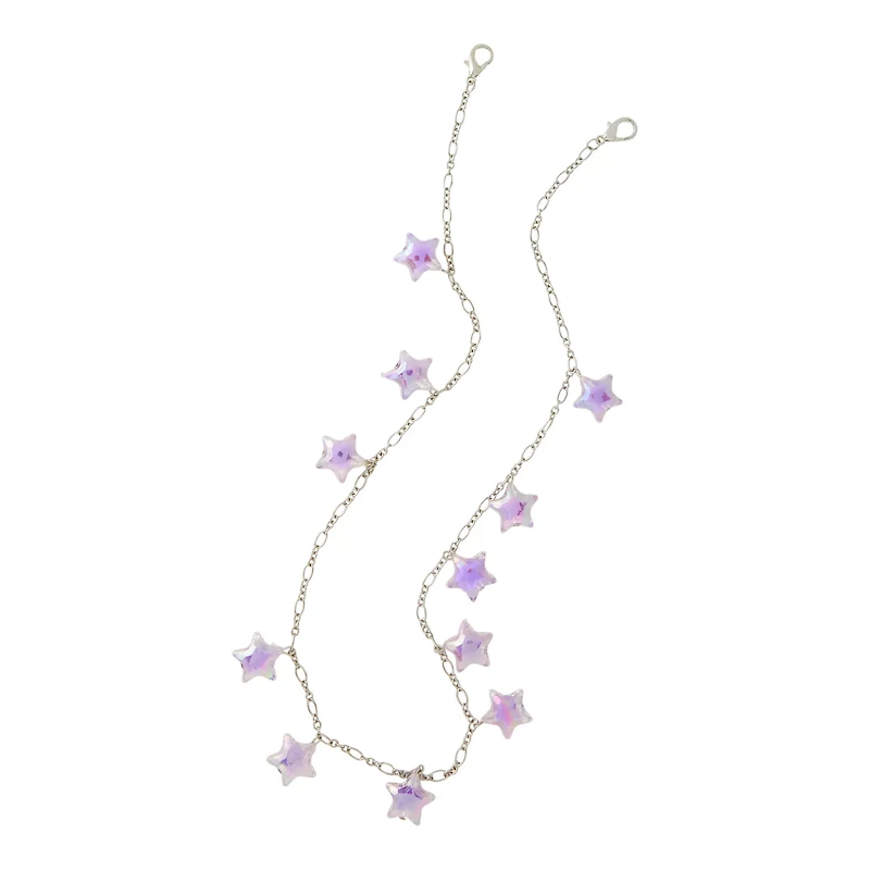 Iridescent Stars Wallet Chain