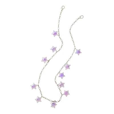 Iridescent Stars Wallet Chain