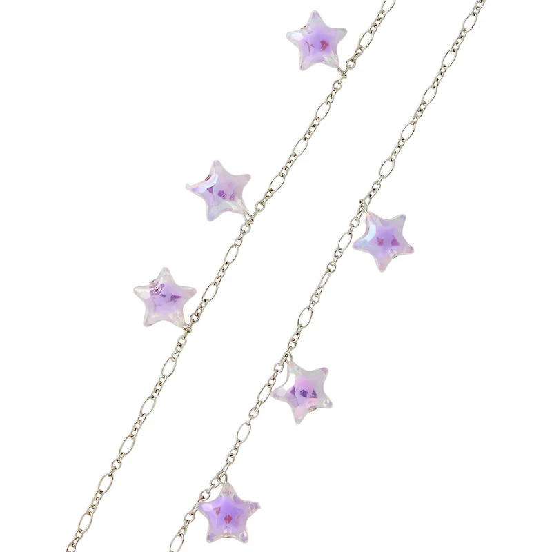 Iridescent Stars Wallet Chain