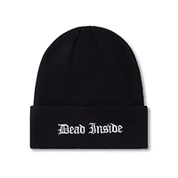 Dead Inside Cuff Beanie Hat