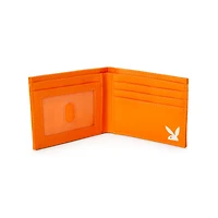 Orange Playboy Logo Bifold Wallet