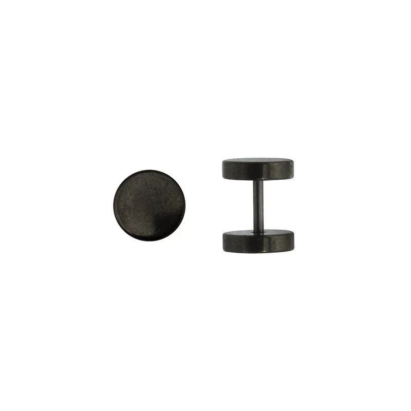 Black Fake Plugs - 18 Gauge