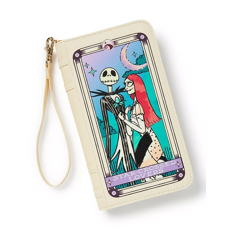 Ivory Jack Skellington and Sally Zip Wallet - The Nightmare Before Christmas