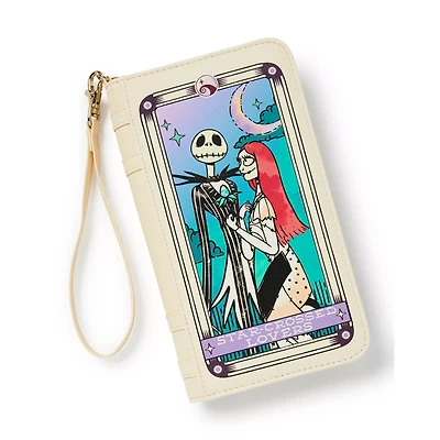 Ivory Jack Skellington and Sally Zip Wallet - The Nightmare Before Christmas