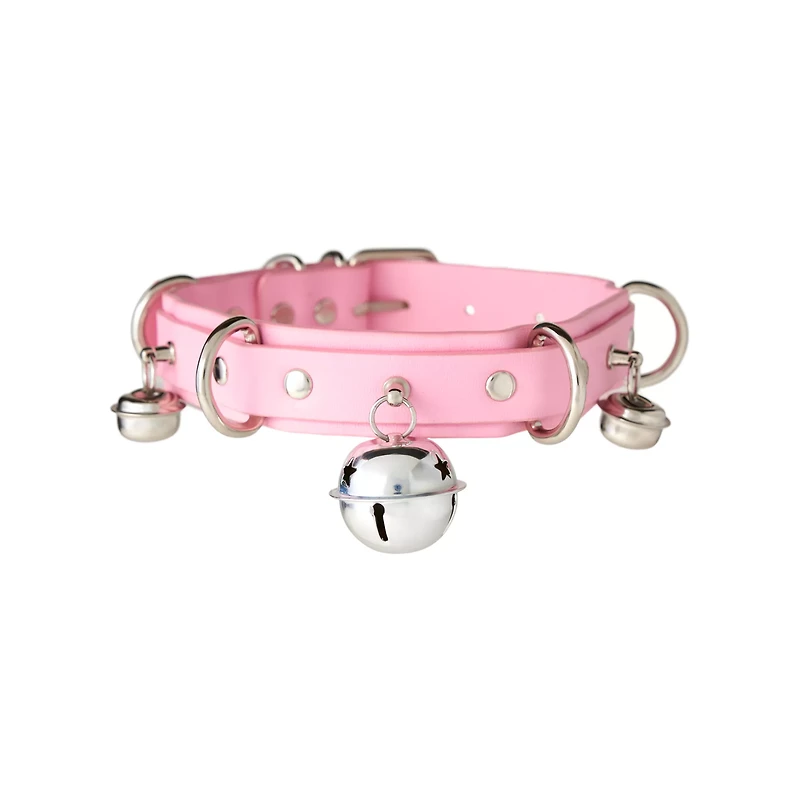 Pink Bell Choker Necklace