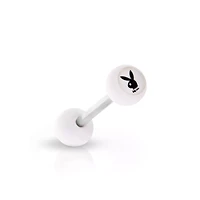 Multi-Pack Multi-Color Matte Playboy Bunny Barbells 4 Pack - 14 Gauge