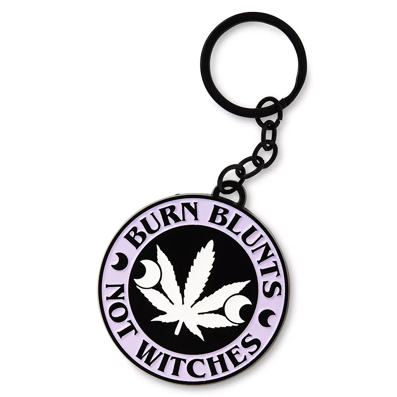 Burn Blunts Not Witches Keychain