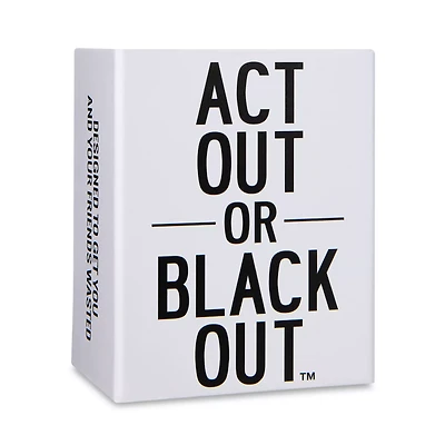Act Out or Black Out Card Game