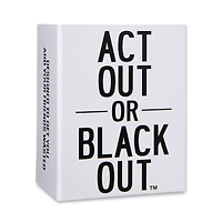 Act Out or Black Out Card Game