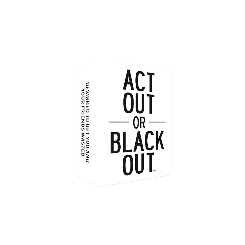 Act Out or Black Out Card Game