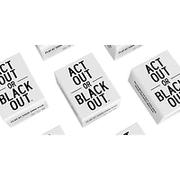 Act Out or Black Out Card Game