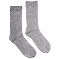 Skeleton Middle Finger Athletic Crew Socks