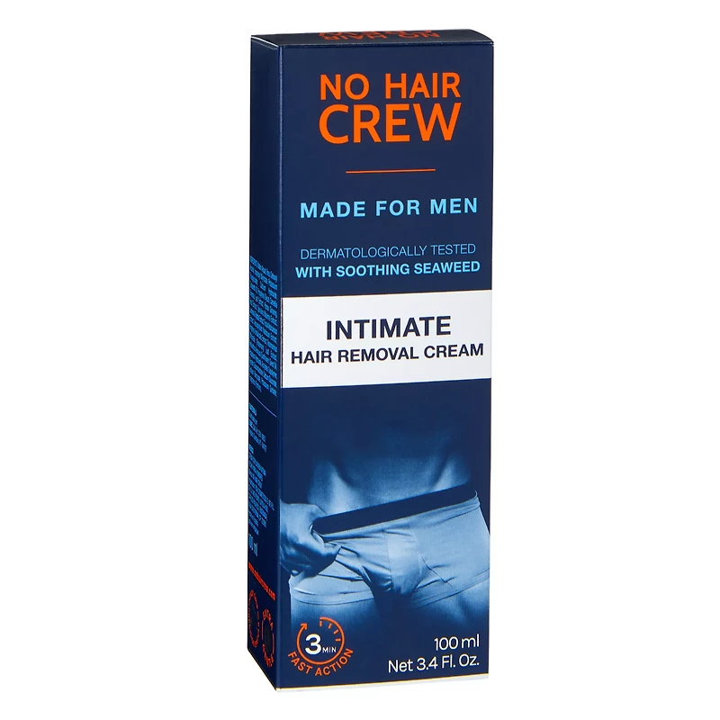 No Hair Crew Intimate Hair Removal Cream - 3.4 oz.