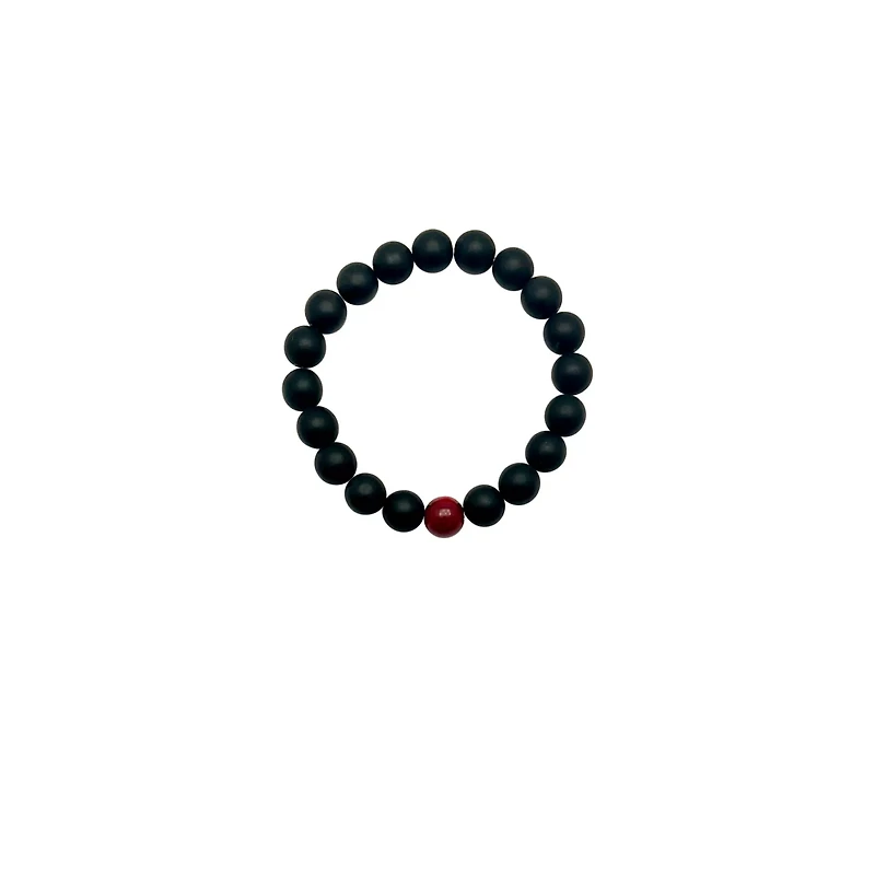 Red and Black Distance Bracelets - 2 Pack