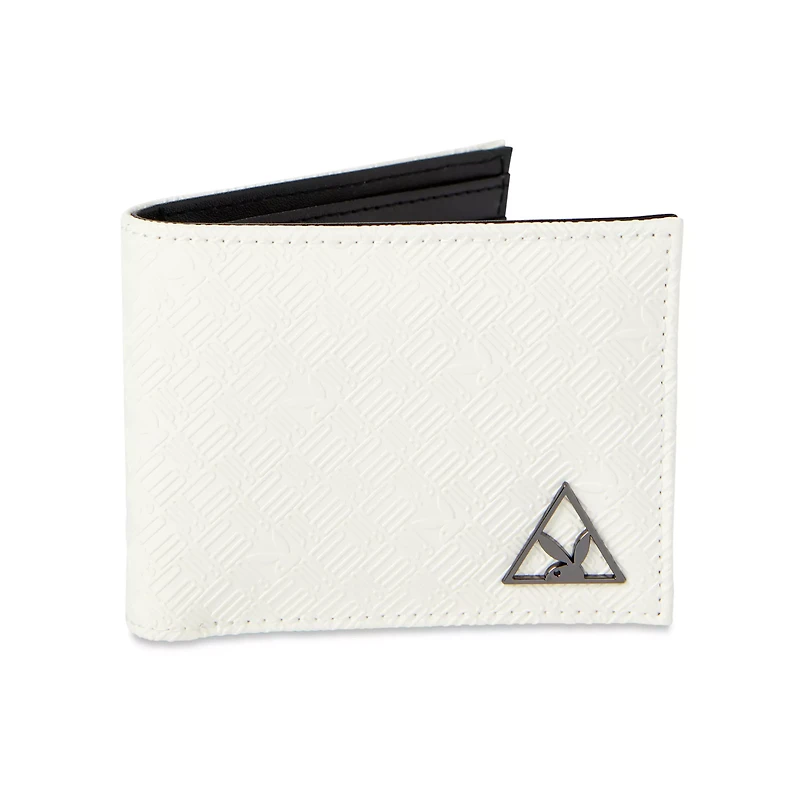 White Playboy Bunny Bifold Wallet