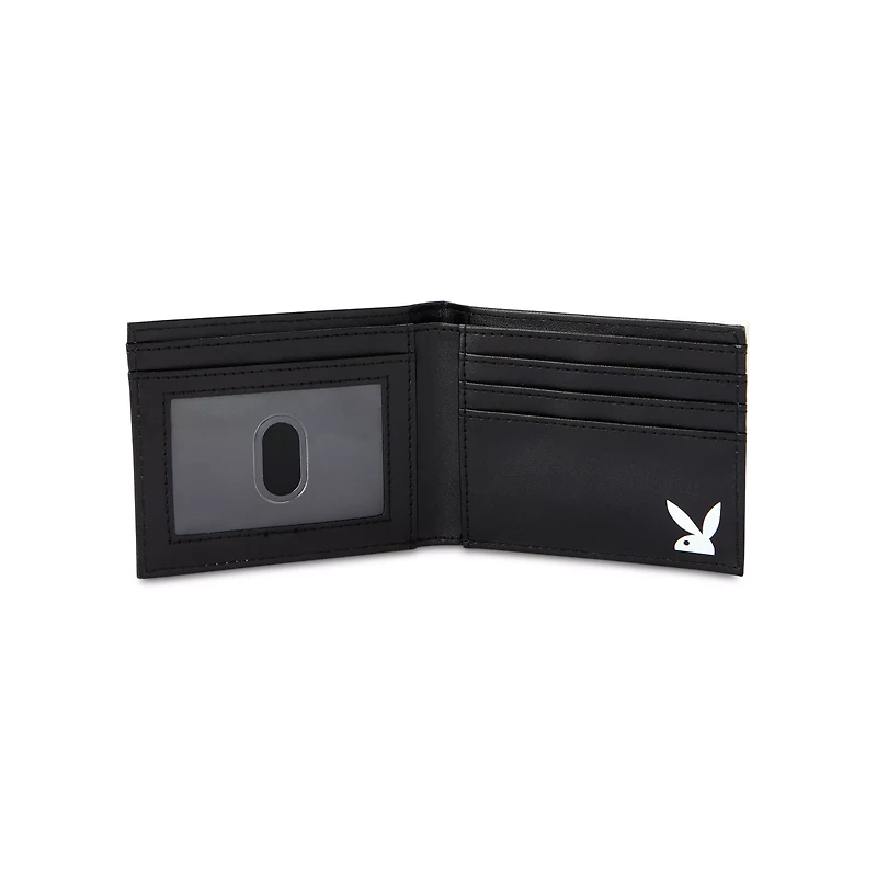 White Playboy Bunny Bifold Wallet