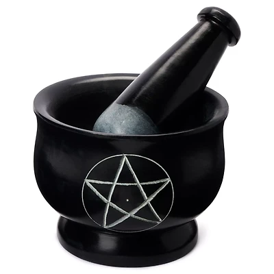 Pentagram Mortar and Pestle