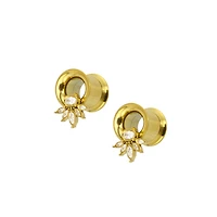 CZ Goldtone Cluster Tunnels