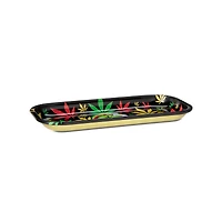 Rasta Weed Leaf Alien Tray