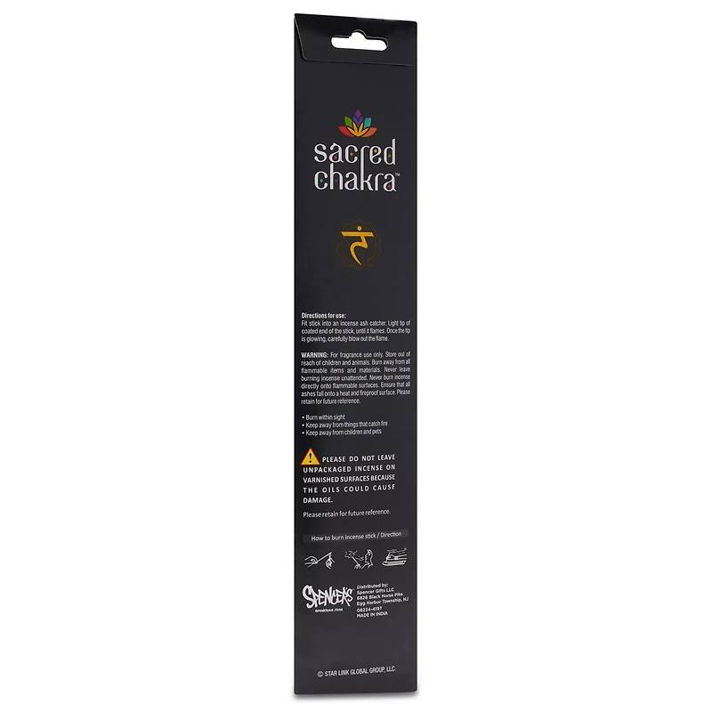 Ylang-Ylang Solar Plexus Incense Sticks 20 Pack - Sacred Chakra