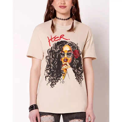 Illustrated H.E.R. T Shirt