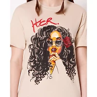 Illustrated H.E.R. T Shirt